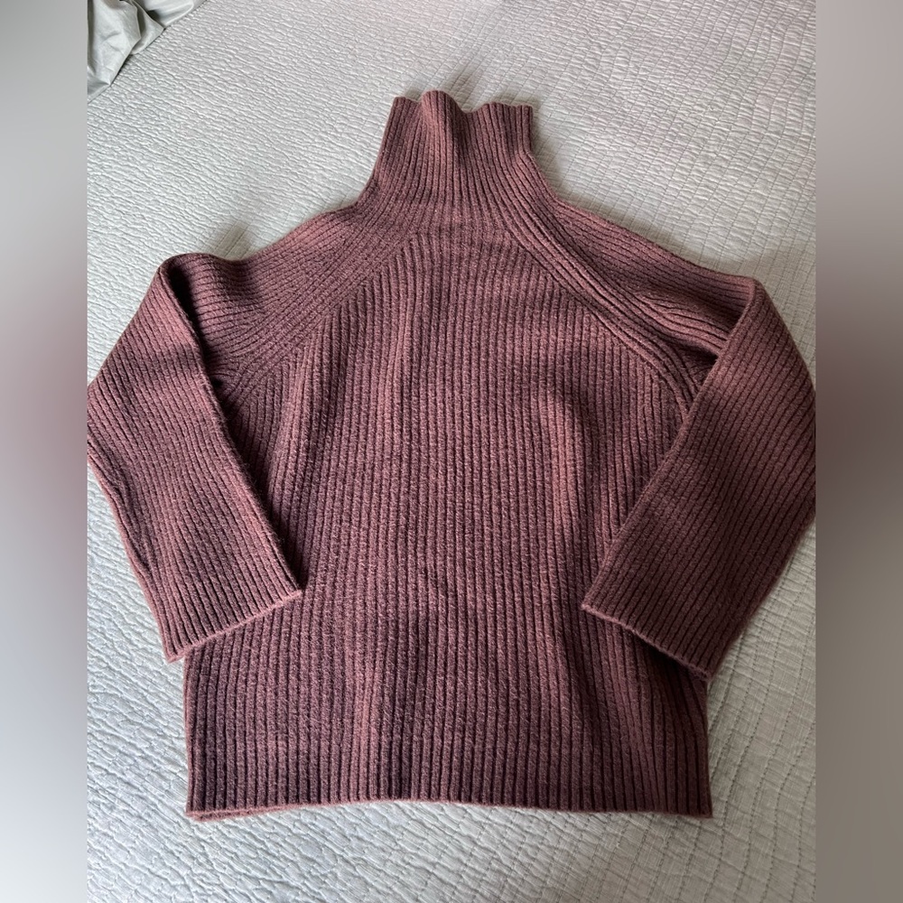 Princess Polly Mauve Turtleneck Sweater